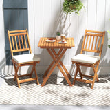 Tangkula Acacia Wood Patio Bistro Set 3