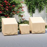 Tangkula Patio Furniture Covers 3 Piece Set
