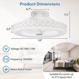 Tangkula Ceiling Fan with Lights and Remote