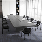 Tangkula Rolling Conference Room Chairs Set of 12