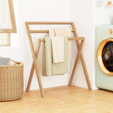 Tangkula Freestanding Towel Rack