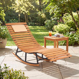 Tangkula Patio Lounge Chair for Porch Yard Pool
