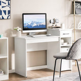 Compact Computer Desk, Perfect Small Desk for Samll Space, Modern Simple Wooden Study Desk Writing Desk