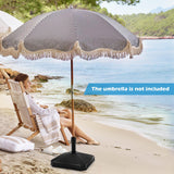 Tangkula hell Shaped Patio Umbrella Base