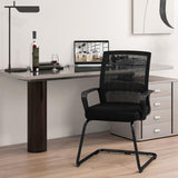 Tangkula Office Guest Chair with Lumbar Support