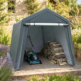 Tangkula 8.3 x 14 FT Heavy Duty Outdoor Storage Shed