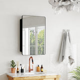 Tangkula Bathroom Medicine Cabinet with Mirror