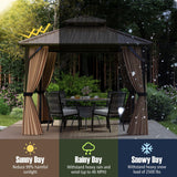Tangkula 10x10 FT Hardtop Gazebo