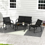 Tangkula 4 Piece Patio Furniture Set