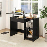 Tangkula Computer Desk with Lift Top