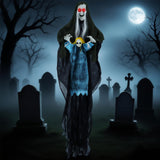 Tangkula 6.1 Ft Hanging Halloween Animatronic Decoration