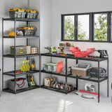 Tangkula 5-Tier Metal Storage Shelves(36"L x 18"W x 72"H)