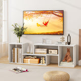 Tangkula 2 Pieces L-Shaped TV Stand