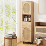 Tangkula Tall Bathroom Storage Cabinet