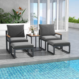 Tangkula 5 Pieces Patio Furniture Set