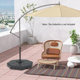 Tangkula 4PCS Patio Cantilever Offset Umbrella Base Weight Stand