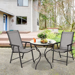 Set of 2 Patio Folding Chairs - Tangkula