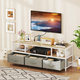 Tangkula Farmhouse TV Stand for TVs up to 65"