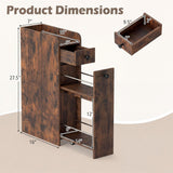 Tangkula Slim Bathroom Storage Cabinet