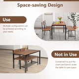 4-Piece Dining Table Set - Tangkula