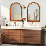Tangkula Arched Wall Mirror