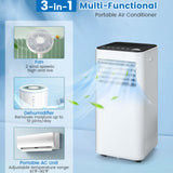 10000 BTU Portable Air Conditioner, with Fan & Dehumidifier Mode, Quiet AC Unit with Sleep Mode