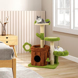Tangkula 36 Inch Aesthetic Cat Tower with Sisal Scratching Posts & Board