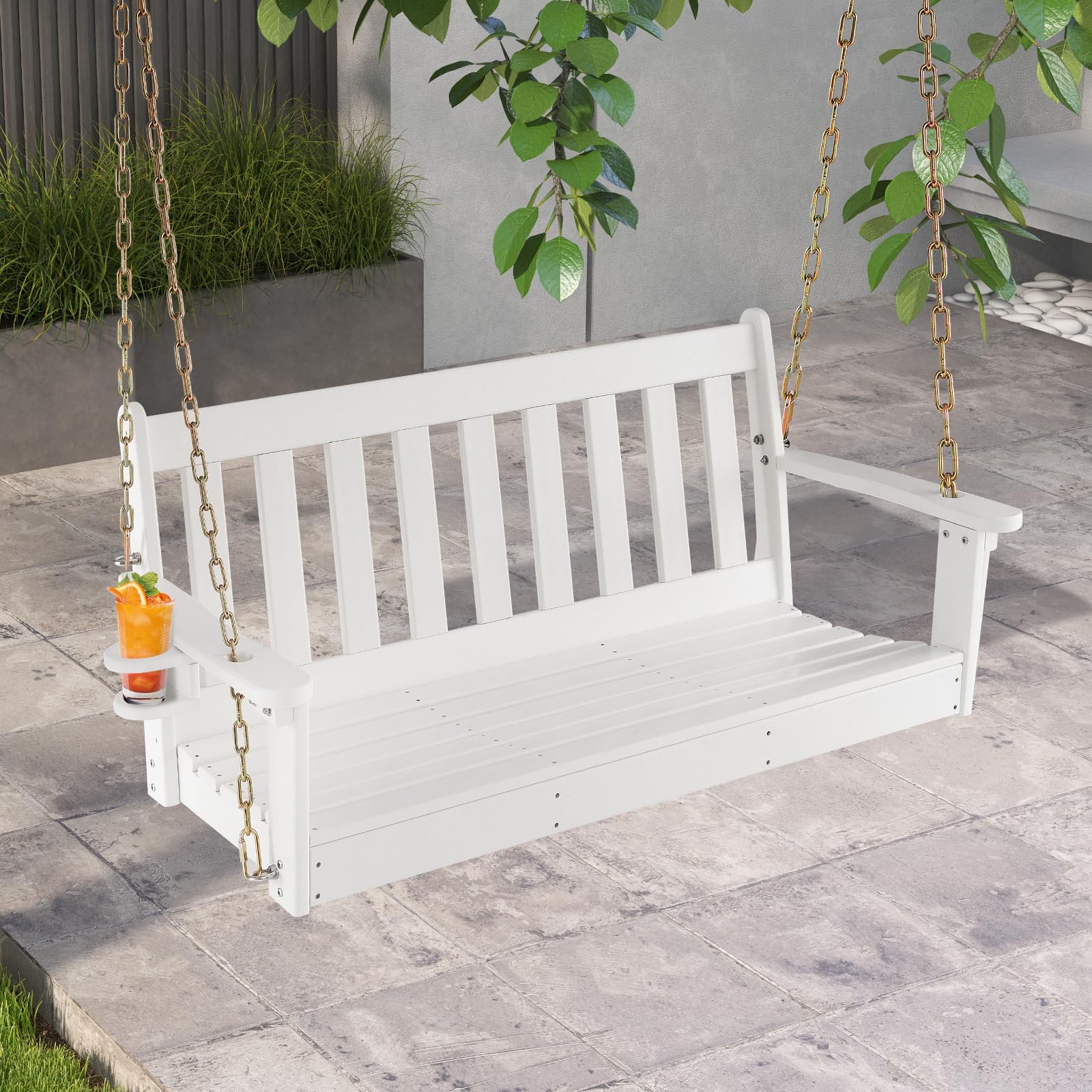 2 Person Hanging Porch Swing - Tangkula