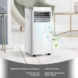 Portable Air Conditioner, 10000 BTU AC Cooling Unit with Remote Control,