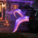 Tangkula 6.5 Ft Halloween Inflatable Tentacles, Blow up Octopus Legs