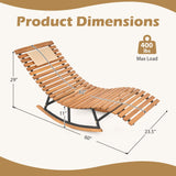 Tangkula Patio Lounge Chair for Porch Yard Pool