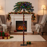 Tangkula Christmas Lighted Palm Tree