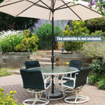 19 Inch Round Umbrella Base - Tangkula