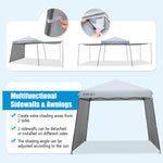 10x10 ft Pop Up Canopy with Dual Awnings - Tangkula