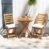 Tangkula Outdoor Wood Bistro Set