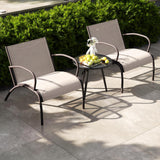 Tangkula 3 Pieces Patio Chair Set