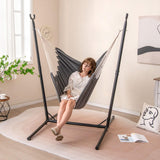 Tangkula Adjustable Hammock Chair with Stand