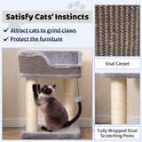 Tangkula Small Cat Tree for Indoor Cats for Play Rest