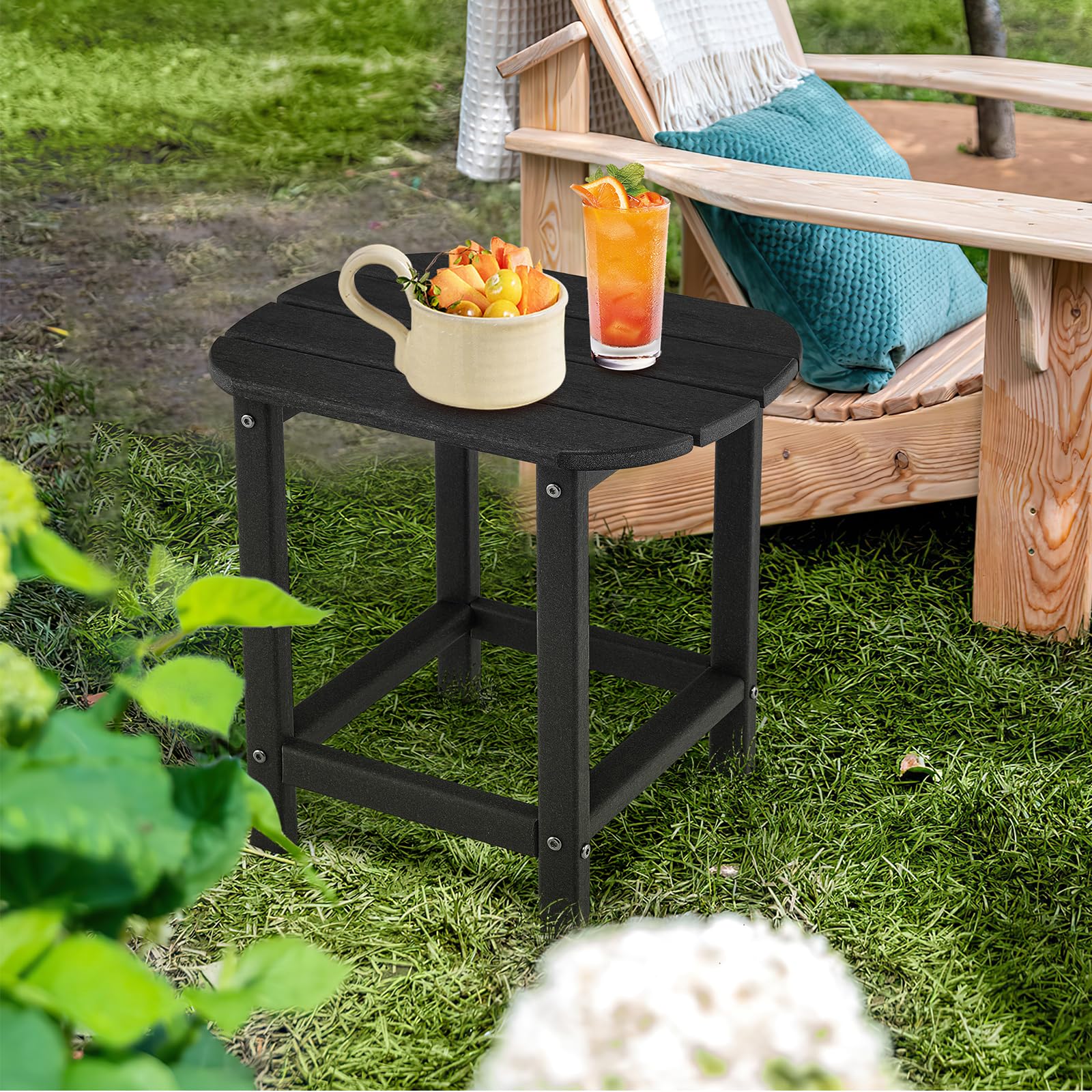 Weather Resistant Adirondack Table - Tangkula