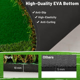 Tangkula 10 FT Golf Putting Green with Realistic Artificial Grass Turf