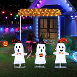 Tangkula Set of 3 Lighted Halloween Decorations Outdoor/Indoor