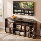 Tangkula 4-Tier Corner TV Stand for TVs up to 55 Inch