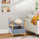 Tangkula Elevated Cat Hammock Bed