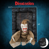 Tangkula Animated Halloween Decoration, Zombi Prisoner