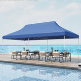 Tangkula 10x20 Ft Pop Up Canopy, Instant Setup Canopy Tent with 12 Stakes & 6 Ropes