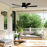 Tangkula 52” Ceiling Fan with Lights and Remote Control