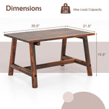 Tangkula Outdoor Coffee Table