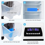 Bladeless Air Cooling Fan with Remote Control, 3 Modes