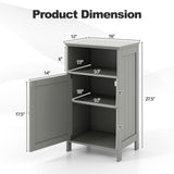Tangkula Bathroom Floor Storage Cabinet