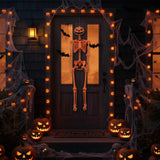 Tangkula 5.2 FT Orange Halloween Skeleton